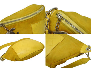 CHANEL Pharrell Williams シャネル ファレルウィリアムズ CCスリングバッグ カプセルコレクション 希少 イエロー ゴールド金具 美品 中古 4b005698