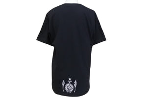 CHROME HEARTS クロムハーツ FOTI ジョー フォッティ プリント Tシャツ サイズS ブラック コットン 美品 中古 4b005700