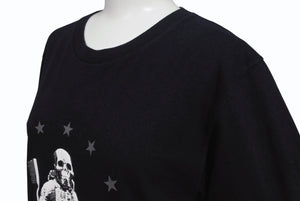 CHROME HEARTS クロムハーツ FOTI ジョー フォッティ プリント Tシャツ サイズS ブラック コットン 美品 中古 4b005700