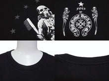 Load image into Gallery viewer, CHROME HEARTS クロムハーツ FOTI ジョー フォッティ プリント Tシャツ サイズS ブラック コットン 美品 中古 4b005700