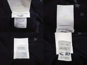 CHROME HEARTS クロムハーツ FOTI ジョー フォッティ プリント Tシャツ サイズS ブラック コットン 美品 中古 4b005700
