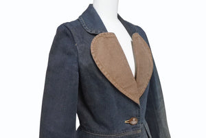 Vivienne Westwood ヴィヴィアンウエストウッド RED LABEL レッドラベル ラブ テーラードジャケット 357-01-45013 サイズ2 美品 中古 4b005705