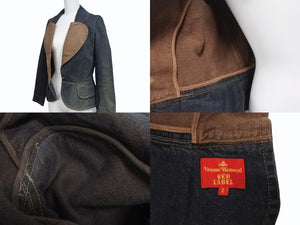 Vivienne Westwood ヴィヴィアンウエストウッド RED LABEL レッドラベル ラブ テーラードジャケット 357-01-45013 サイズ2 美品 中古 4b005705