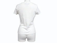 Load image into Gallery viewer, 極美品 Christian Dior クリスチャンディオール 半袖Tシャツ 5E16155206 サイズ36 ホワイト ガリアーノ期 トロッター柄 花柄刺繍 中古 4b005706