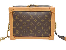 Load image into Gallery viewer, 極美品 LOUIS VUITTON ルイヴィトン ソフトトランク ショルダーバッグ M44660 モノグラムキャンバス レザー ブラウン 中古 4b005712