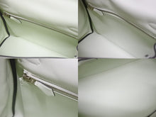 Load image into Gallery viewer, 新品同様 HERMES エルメス ケリー25 2WAY ショルダーバッグ U刻印 ヴォースイフト ヴェールフィズ シルバー金具 中古 4b005715