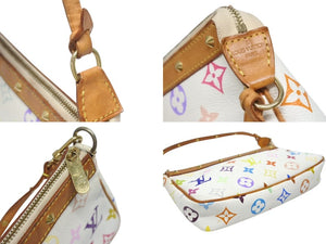 LOUIS VUITTON ルイヴィトン ポシェット アクセソワール アクセサリーポーチ M92649 モノグラム マルチカラー 村上隆 美品 中古 4b005717
