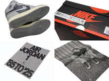 Load image into Gallery viewer, 新品未使用 NIKE ナイキ Jordan 1 Retro High &#39;85 OG ジョーダン スニーカー グレー ブラック サイズ27.5cm 中古 4b005727