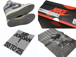 新品未使用 NIKE ナイキ Jordan 1 Retro High '85 OG ジョーダン スニーカー グレー ブラック サイズ27.5cm 中古 4b005727