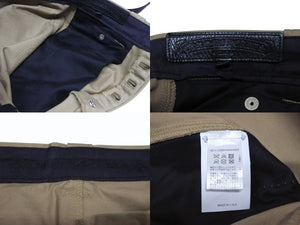 極美品 CHROME HEARTS クロムハーツ カーペンター セメタリー クロスボール クロスパッチ パンツ サイズ30 ベージュ ピンク 中古 4b005728