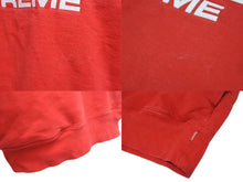 画像をギャラリービューアに読み込む, Supreme シュプリーム ハーフジップ スウェット 101837 グリーンレッド コットン サイズM 刺繍 美品 中古 4b005732 