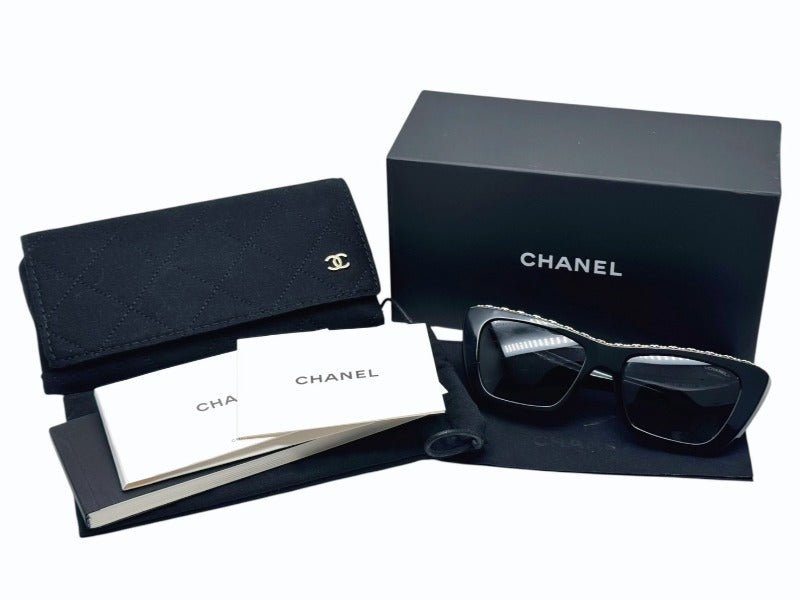 新品未使用 CHANEL シャネル バタフライ シェイプ サングラス