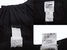 画像をギャラリービューアに読み込む, 極美品 JIL SANDER ジルサンダー ミニスカートボトム J01MA0114 J45002 コットンブラック サイズ32 中古 4b005745 