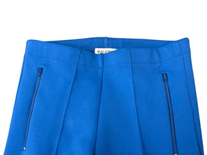 BALENCIAGA バレンシアガ ヘムジップデザイン ジョガーパンツ 457954 TTK23 ブルー サイズ36 美品 中古 4b005751
