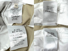 Load image into Gallery viewer, 極美品 CELINE セリーヌ フィービー期 チノパン パンツ ボトムス ベージュ イタリア製 コットン サイズ34 中古 4b005752