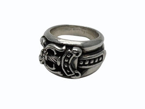 CHROME HEARTS クロムハーツ DAGGER RING ダガーリング 指輪 重量約15.2g サイズ約8号 スターリングシルバー 美品 中古 4b005753