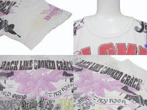 DIPLOMATS DIPSET ディプロマッツ ディプセット プリント 半袖Ｔシャツ コットン ホワイト サイズXL 美品 中古 4b005757
