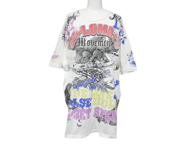DIPLOMATS DIPSET ディプロマッツ ディプセット プリント 半袖Ｔシャツ コットン ホワイト サイズXL 美品 中古 4b005757