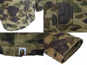 A BATHING APE アベイシングエイプ × CARHARTT カーハート アクティブジャケット ACE-04701 サイズS 06AW カモフラ柄 美品 中古 4b005758