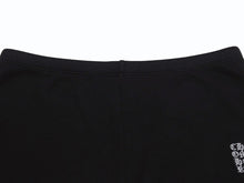 Load image into Gallery viewer, 極美品 CHROME HEARTS クロムハーツ ショーツ ショートパンツ サイズS ブラック ホワイト CHクロス ロゴ刺繍 中古 4b005763