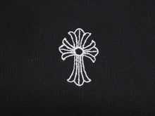 Load image into Gallery viewer, 極美品 CHROME HEARTS クロムハーツ ショーツ ショートパンツ サイズS ブラック ホワイト CHクロス ロゴ刺繍 中古 4b005763