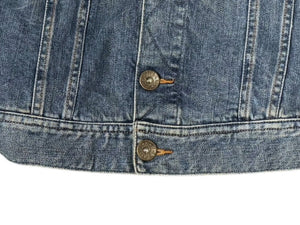 ARMANI JEANS アルマーニ ジーンズ デニムジャケット UJPN 2131 02342 コットン エラスタン ブルー サイズ50 美品 中古 4b005777