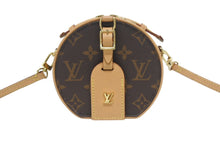 Load image into Gallery viewer, 極美品 LOUIS VUITTON ルイヴィトン ミニ ボワット シャポー ショルダーバッグ M44699 モノグラムキャンバス ヌメ革 中古 4b005781