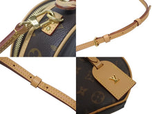 Load image into Gallery viewer, 極美品 LOUIS VUITTON ルイヴィトン ミニ ボワット シャポー ショルダーバッグ M44699 モノグラムキャンバス ヌメ革 中古 4b005781