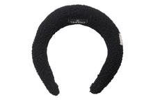 Load image into Gallery viewer, 新品未使用 CHANEL シャネル カチューシャ ブランドロゴ ヘアアクセサリー ムートン ブラック ホワイト 中古 4b005785