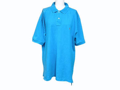 Polo Ralph Lauren ポロラルフローレン VINTAGE ヴィンテージ 90's 半袖ポロシャツ サイズXL ブルー フィリピン製 美品 中古 4b005788