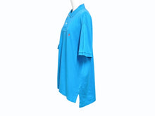 Load image into Gallery viewer, Polo Ralph Lauren ポロラルフローレン VINTAGE ヴィンテージ 90&#39;s 半袖ポロシャツ サイズXL ブルー フィリピン製 美品 中古 4b005788