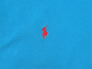 Polo Ralph Lauren ポロラルフローレン VINTAGE ヴィンテージ 90's 半袖ポロシャツ サイズXL ブルー フィリピン製 美品 中古 4b005788
