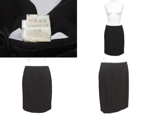 極美品 CHRISTIAN DIOR クリスチャンディオール セットアップ テーラードジャケット スカート ブラウン サイズ40 中古 4b005796