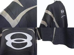 BALENCIAGA バレンシアガ 23AW Unity Sports Icon Biker オーバーサイズTシャツ 792354 TPVG9 グレー サイズ3 美品 中古 4b005811