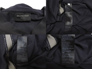 BALENCIAGA バレンシアガ 23AW Unity Sports Icon Biker オーバーサイズTシャツ 792354 TPVG9 グレー サイズ3 美品 中古 4b005811