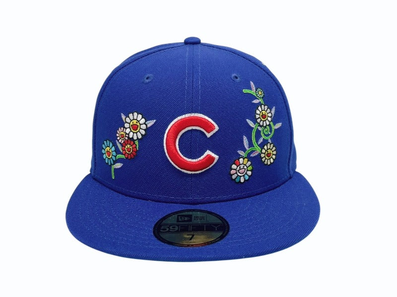 新品未使用 NEW ERA × MLBワールドツアー × 村上隆 ニューエラ 59fifty 東京シリーズ シカゴカブス ブルー サイズ7 中古 4b005813