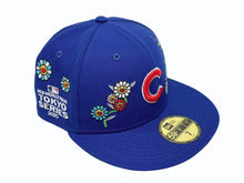 Load image into Gallery viewer, 新品未使用 NEW ERA × MLBワールドツアー × 村上隆 ニューエラ 59fifty 東京シリーズ シカゴカブス ブルー サイズ7 中古 4b005813