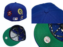 Load image into Gallery viewer, 新品未使用 NEW ERA × MLBワールドツアー × 村上隆 ニューエラ 59fifty 東京シリーズ シカゴカブス ブルー サイズ7 中古 4b005813