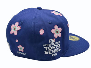 新品未使用 NEW ERA × MLBワールドツアー × 村上隆 ニューエラ 59fifty 東京シリーズ LA ドジャース ブルー サイズ7 中古 4b005814
