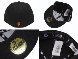 新品未使用 TAKAHIRO MIYASHITA THE SOLOIST × NEW ERA × 読売ジャイアンツ タカヒロミヤシタザソロイスト ニューエラ 59FIFTY キャップ ブラック サイズ7 中古 4b005816