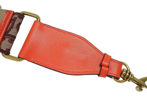 極美品 Christian Dior クリスチャンディオール ショルダーストラップ トロッター スタッズ レザー キャンバス ボルドー 中古 4b005817