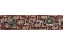 Load image into Gallery viewer, 極美品 Christian Dior クリスチャンディオール ショルダーストラップ トロッター スタッズ レザー キャンバス ボルドー 中古 4b005817