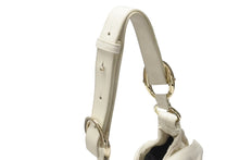 Load image into Gallery viewer, YVES SAINT LAURENT イヴサンローラン リヴ ゴーシュ レザー ワンショルダーバッグ アイボリー 112937 ゴールド金具 良品 中古 4b005838