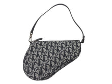 Load image into Gallery viewer, 極美品 ChristianDior クリスチャンディオール サドルポーチ ワンショルダーバッグ SLO44012 トロッター ブラック ガリアーノ期 中古 4b005841