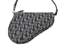 Load image into Gallery viewer, 極美品 ChristianDior クリスチャンディオール サドルポーチ ワンショルダーバッグ SLO44012 トロッター ブラック ガリアーノ期 中古 4b005841