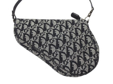 Load image into Gallery viewer, 極美品 ChristianDior クリスチャンディオール サドルポーチ ワンショルダーバッグ SLO44012 トロッター ブラック ガリアーノ期 中古 4b005841