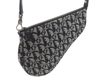 Load image into Gallery viewer, 極美品 ChristianDior クリスチャンディオール サドルポーチ ワンショルダーバッグ SLO44012 トロッター ブラック ガリアーノ期 中古 4b005841
