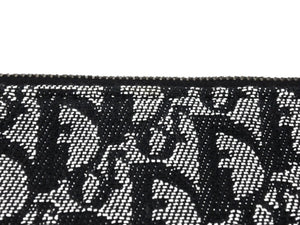 極美品 ChristianDior クリスチャンディオール サドルポーチ ワンショルダーバッグ SLO44012 トロッター ブラック ガリアーノ期 中古 4b005841