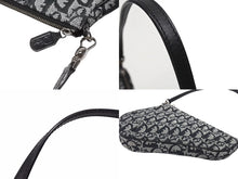 Load image into Gallery viewer, 極美品 ChristianDior クリスチャンディオール サドルポーチ ワンショルダーバッグ SLO44012 トロッター ブラック ガリアーノ期 中古 4b005841
