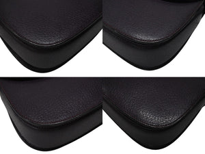極美品 GUCCI グッチ ハンドバッグ ショルダーバッグ 2way 000460188 レザー バンブー パープル ゴールド金具 中古 4b005844